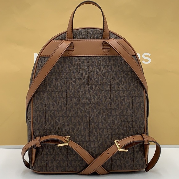 MICHAEL KORS KENLY MEDIUM BACKPACK BROWN SIGNATURE COLOR - Picture 3 of 16